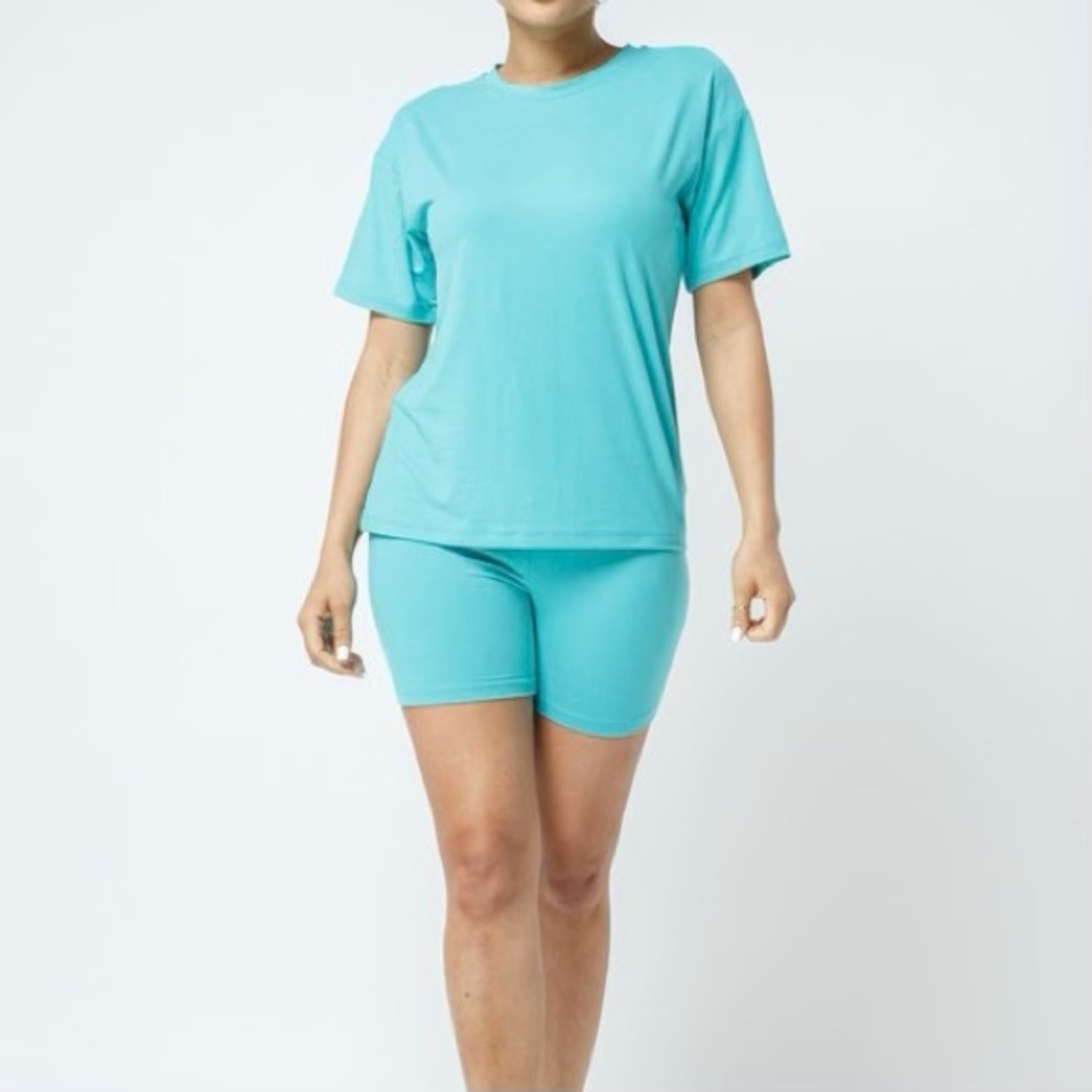 Two Piece Bike Short Set